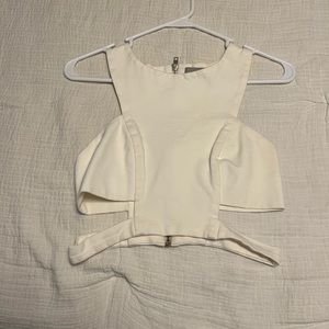 Cutout crop top size medium